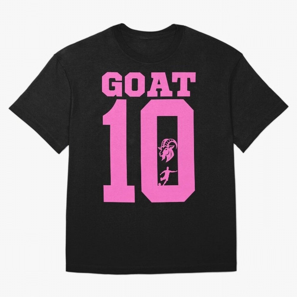 Miami Champions The Goat 10 Oversized T-Shirt Embrace FIFA World Cup 2026 Group Stage for Fans of Cristiano Ronaldo, Haaland and CR7 and Germany, Bringing Vintage Soccer Flavor, Modern Football Stars, National Flags and Final Night Emotion; Made