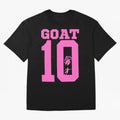 Miami Champions The Goat 10 Oversized T-Shirt Embrace FIFA World Cup 2026 Group Stage for Fans of Cristiano Ronaldo, Haaland and CR7 and Germany, Bringing Vintage Soccer Flavor, Modern Football Stars, National Flags and Final Night Emotion; Made