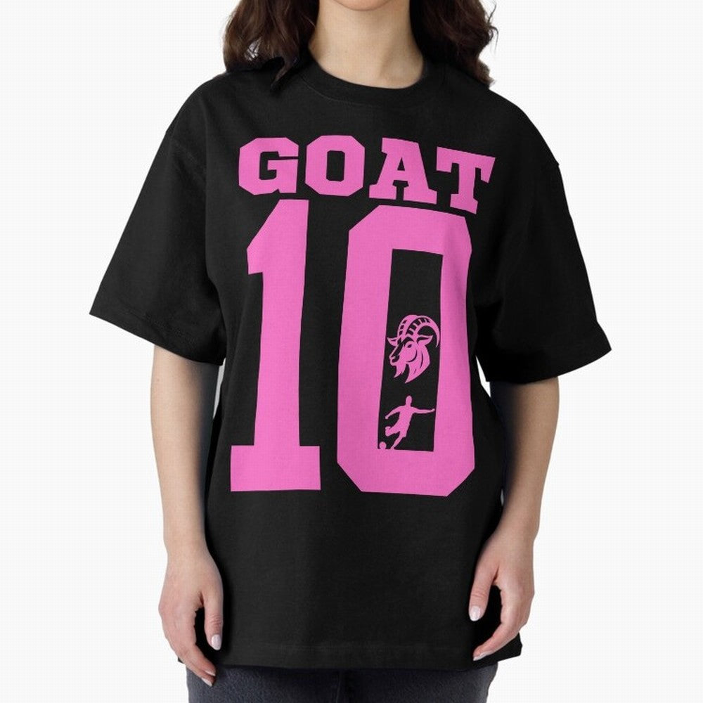 Miami Champions The Goat 10 Oversized T-Shirt Embrace FIFA World Cup 2026 Group Stage for Fans of Cristiano Ronaldo, Haaland and CR7 and Germany, Bringing Vintage Soccer Flavor, Modern Football Stars, National Flags and Final Night Emotion; Made