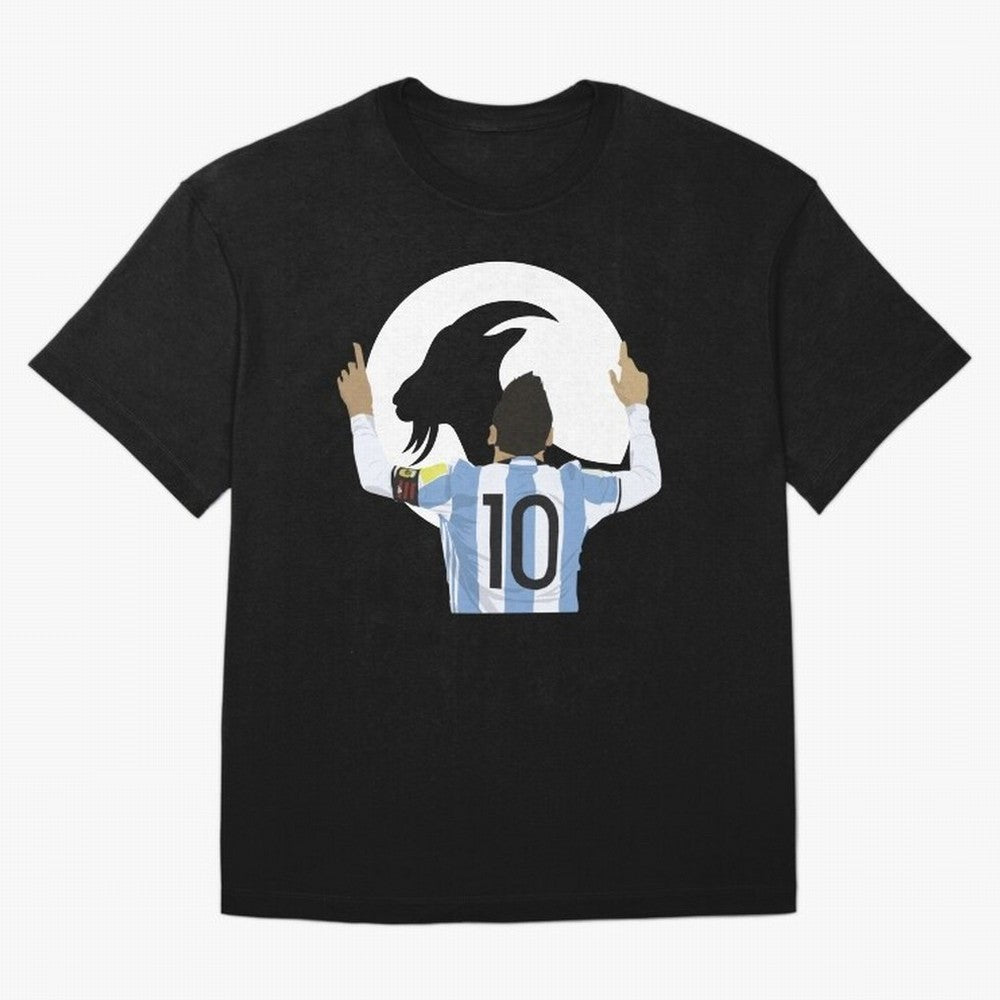 Lionel Messi Goat Oversized T-Shirt Celebrate the Next Chapter of FIFA World Cup 2026 for Fans of CR7 and Messi and Argentina, France and Brazil, Bringing Champion Mindset, Group Stage Buzz, Knockout Tension and Passionate Fan Culture; Ideal for