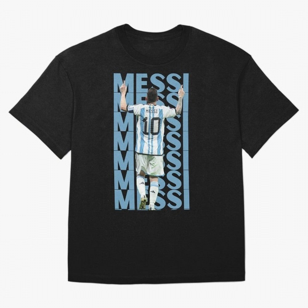 Lionel Messi | 10 | Argentina | Barcelona | Goat Oversized T-Shirt Experience Match Day Hype around FIFA World Cup 2026, Messi, CR7 and Mbappe, England, Match Day Excitement, Supporter Culture, Golden Goals and Global Football Passion; Made for Die