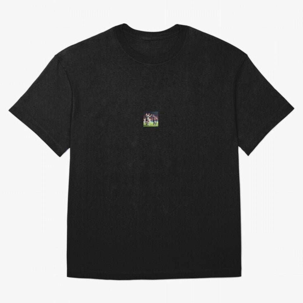 Messi and Ronaldo clap hands on the field, respect for GOATS Classic T-Shirt Fuel Your Fan Pride for Global Football Passion for FIFA World Cup 2026 USA Canada Mexico, Capturing Messi, France and Portugal, Championship Spirit, Famous Goals, Roaring