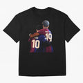 Lionel Messi and Foster child Classic T-Shirt Step into the FIFA World Cup 2026 Group Stage Journey through CR7 Highlights, England Pride, Championship Spirit, Famous Goals, Roaring Crowds and International Football Unity; Ideal for Fans Who Follow