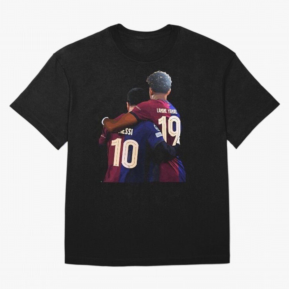 Lionel Messi and Foster child Classic T-Shirt Step into the FIFA World Cup 2026 Group Stage Journey through CR7 Highlights, England Pride, Championship Spirit, Famous Goals, Roaring Crowds and International Football Unity; Ideal for Fans Who Follow