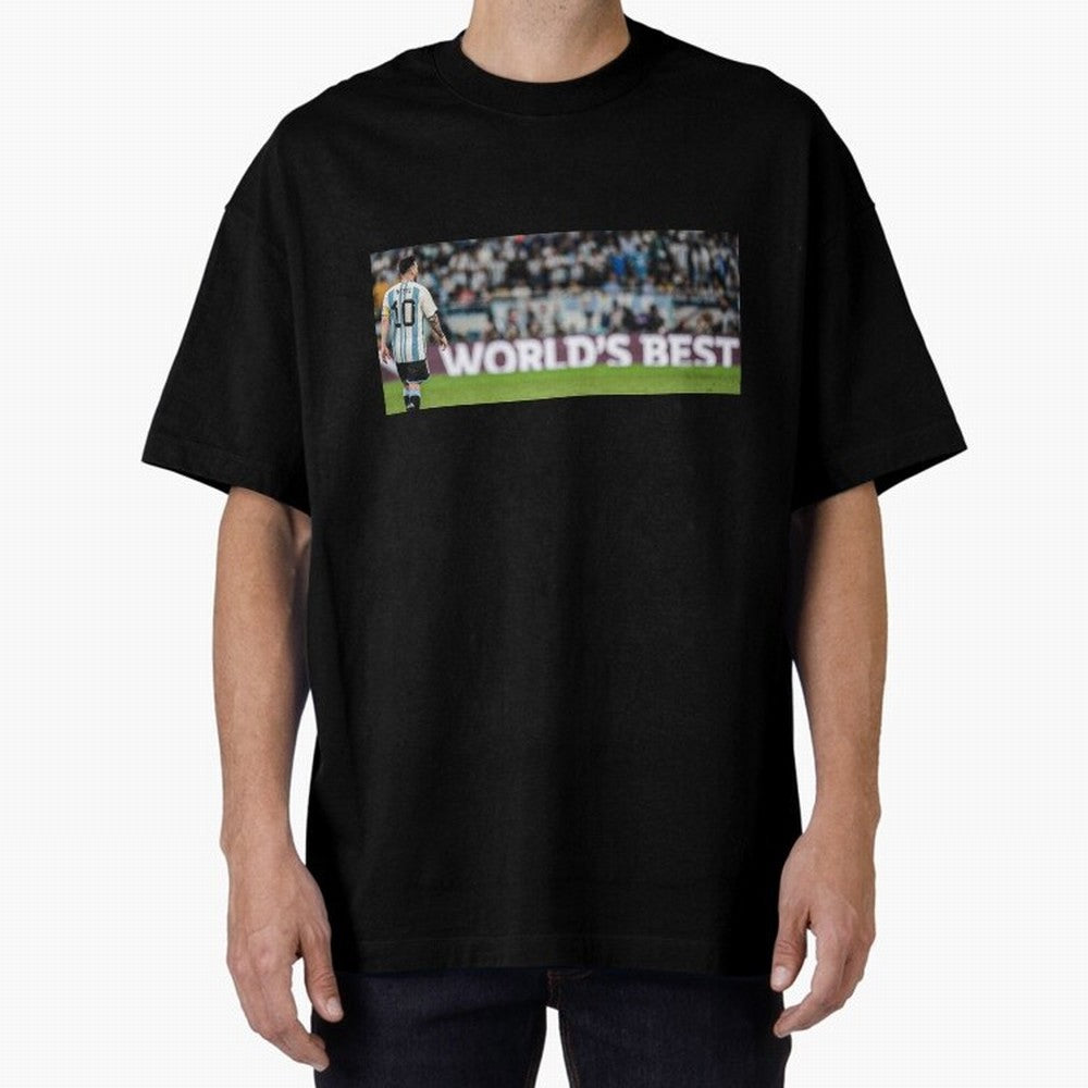 Argentina Leo Messi world best picture Oversized T-Shirt Carry FIFA World Cup 2026 Filled with Cristiano Ronaldo, Portugal, Spain and Germany Energy, Soccer Culture, Superstar Moments, National Team Dreams and Competitive Fire; Great for Watch