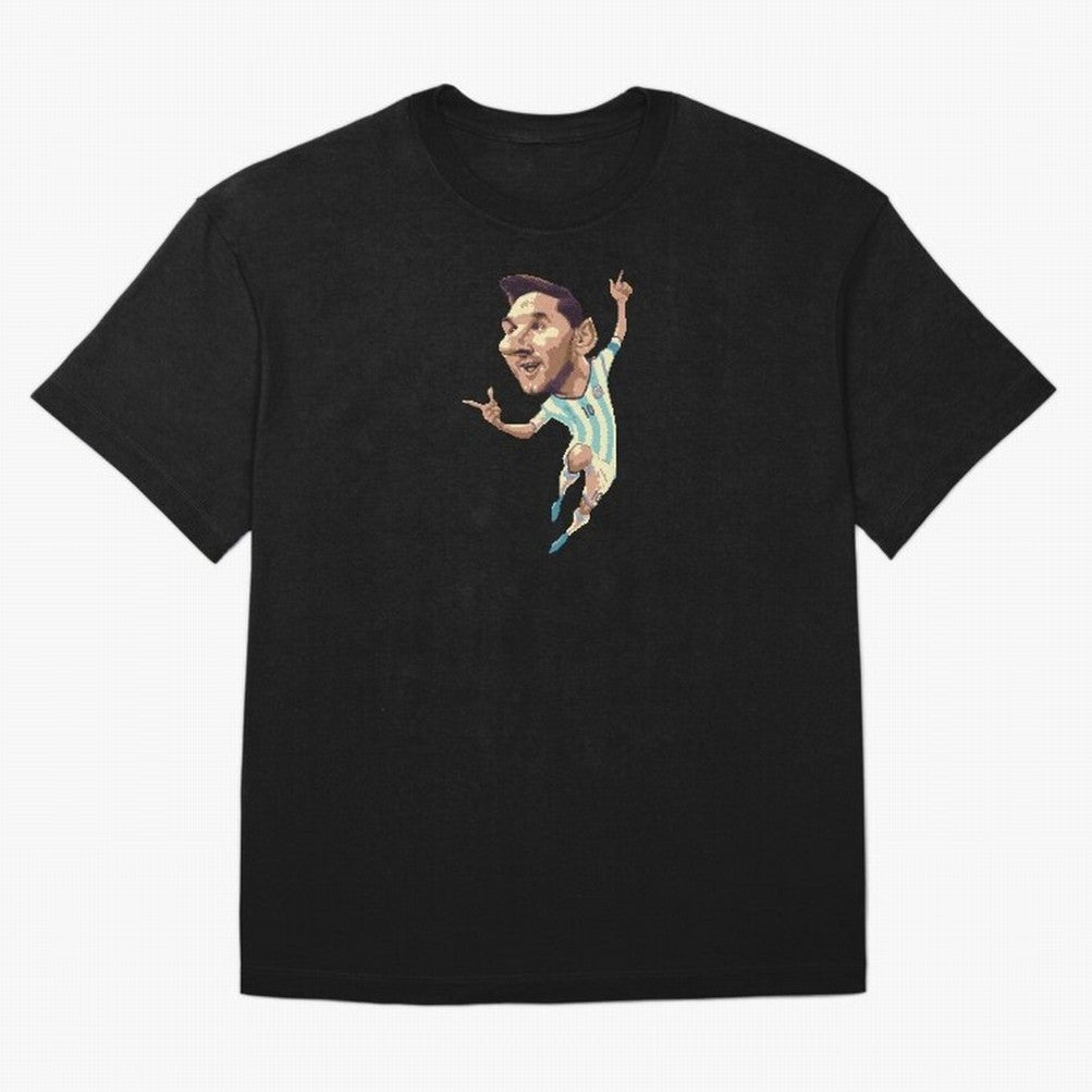 Lionel Messi Oversized T-Shirt Enjoy FIFA World Cup 2026 Group Stage for Fans of Neymar and Brazil, Portugal and Argentina, Bringing Vintage Soccer Flavor, Modern Football Stars, National Flags and Final Night Emotion; Created for Match Day