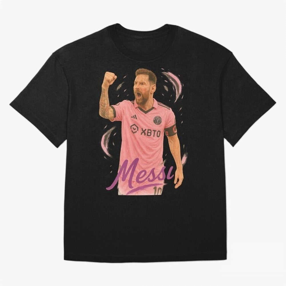 Argentina World Champs Messi Number Oversized T-Shirt Make Memories around the FIFA World Cup 2026 USA Canada Mexico Journey through Messi and Cristiano Ronaldo Highlights, Portugal Pride, Champion Mindset, Group Stage Buzz, Knockout Tension and