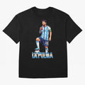 Argentina World Champs Messi Number Oversized T-Shirt Celebrate Football Heritage in Global Football Passion for FIFA World Cup 2026 USA Canada Mexico, Inspired by Neymar, England and Germany, Classic Soccer Heritage, Championship Pressure, Fan