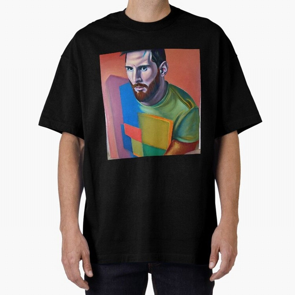 Lionel Oversized T-Shirt Feel the Trophy Chase of FIFA World Cup 2026 Spirit, Centered on England, France and Netherlands, Cristiano Ronaldo, Supporter Pride, Iconic Celebrations, Legendary Names and Global Match Day Energy; Built for Supporters