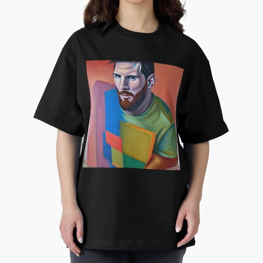 Lionel Oversized T-Shirt Feel the Trophy Chase of FIFA World Cup 2026 Spirit, Centered on England, France and Netherlands, Cristiano Ronaldo, Supporter Pride, Iconic Celebrations, Legendary Names and Global Match Day Energy; Built for Supporters