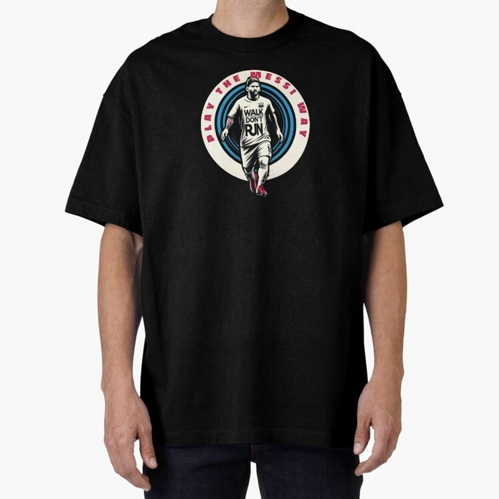 Play the Messi Way Classic T-Shirt Share Match Day Hype around FIFA World Cup 2026 Group Stage, Messi and Cristiano Ronaldo, Brazil, Portugal and Argentina, Goal Celebration Energy, Supporter Heritage, Football Icons and Worldwide Tournament Joy;