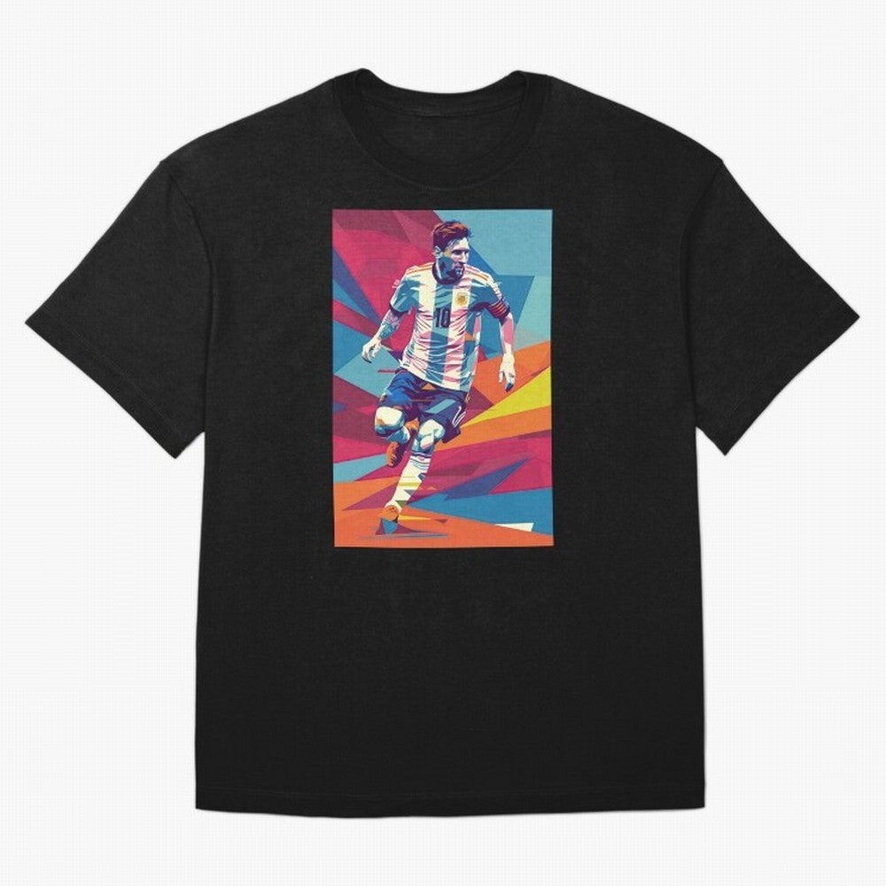 Messi in action Graphic poster design Classic T-Shirt Join FIFA World Cup 2026 Built around CR7, Argentina and Brazil Energy, Champion Mindset, Group Stage Buzz, Knockout Tension and Passionate Fan Culture; Great for Supporters Who Love Legendary