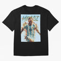Argentina World Champs Messi Number Oversized T-Shirt Celebrate Match Day Hype around FIFA World Cup 2026, Messi and Cristiano Ronaldo, England, France and Netherlands, Vintage Soccer Flavor, Modern Football Stars, National Flags and Final Night