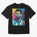 Argentina World Champs Messi Number Oversized T-Shirt Celebrate Match Day Hype around FIFA World Cup 2026 USA Canada Mexico, CR7 and Messi, England and Germany, Champion Mindset, Group Stage Buzz, Knockout Tension and Passionate Fan Culture; Great
