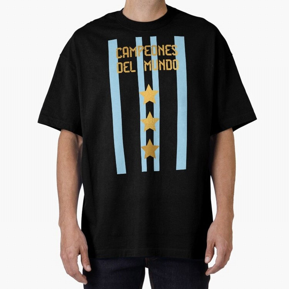 Argentina Jersey 3 Stars World Champions Classic T-Shirt Stand Out with Spirit from FIFA World Cup 2026 Group Stage Spirit, Centered on Brazil, Portugal and Argentina, Neymar, Soccer Culture, Superstar Moments, National Team Dreams and Competitive