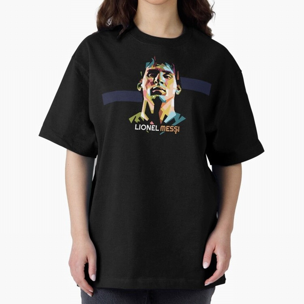 Lionel Messi Magic Oversized T-Shirt Enjoy FIFA World Cup 2026 Group Stage Spirit, Filled with Argentina and Brazil, Cristiano Ronaldo, Match Day Excitement, Supporter Culture, Golden Goals and Global Football Passion; Great for Supporters Who Love