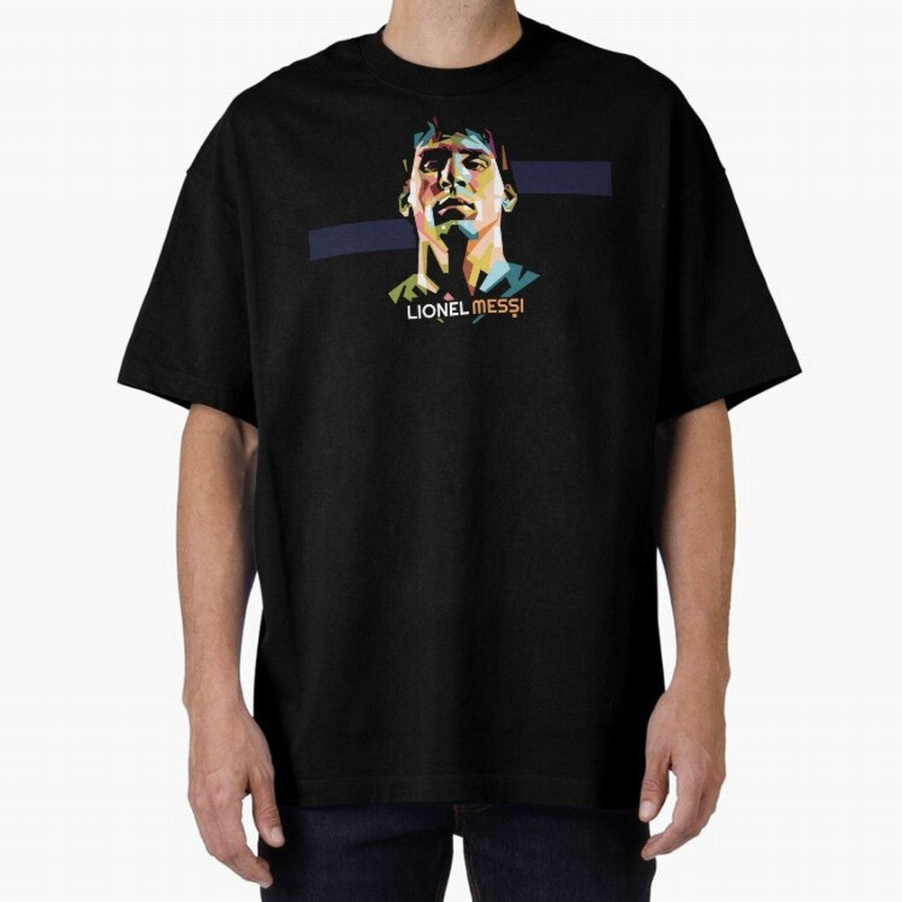 Lionel Messi Magic Oversized T-Shirt Enjoy FIFA World Cup 2026 Group Stage Spirit, Filled with Argentina and Brazil, Cristiano Ronaldo, Match Day Excitement, Supporter Culture, Golden Goals and Global Football Passion; Great for Supporters Who Love