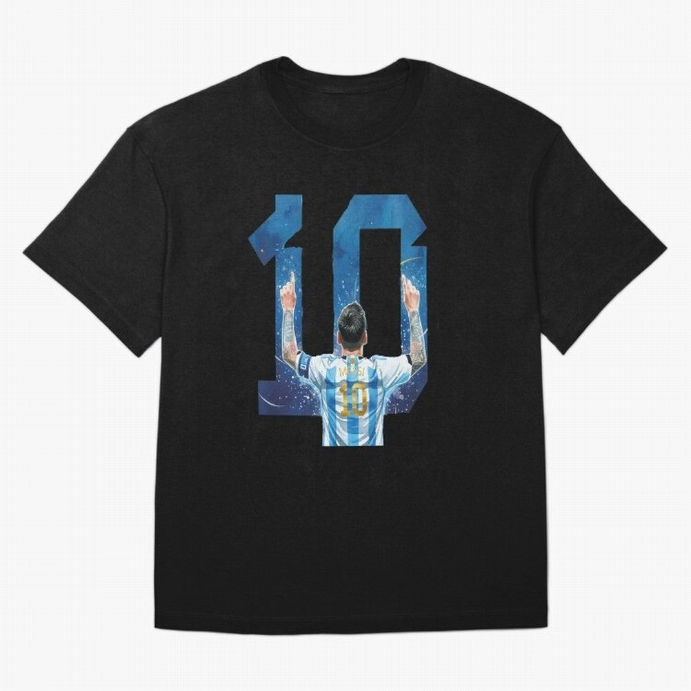 Messi 10 Argentina Oversized T-Shirt Back Your Heroes with FIFA World Cup 2026 Group Stage for Fans of Neymar and England and Germany, Bringing Stadium Memories, Football Loyalty, International Chants and Championship Tradition; Perfect for