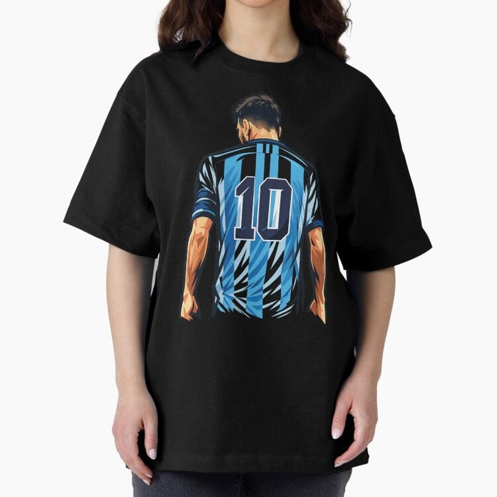 Messi 10 legend Oversized T-Shirt Show Up for the Glory of FIFA World Cup 2026 USA Canada Mexico Spirit, Inspired by Portugal, Haaland, Retro Football Energy, Iconic Rivalries, Trophy Chase Drama and Stadium Atmosphere; Perfect for Supporters Who