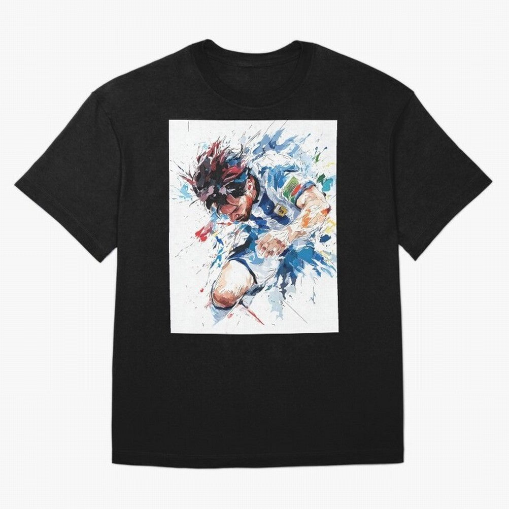 Vibrant Lionel Messi Art - World Cup Champion in Action Classic T-Shirt Make Memories around Global Football Passion for FIFA World Cup 2026 USA Canada Mexico, Centered on Mbappe, Portugal, Vintage Soccer Flavor, Modern Football Stars, National
