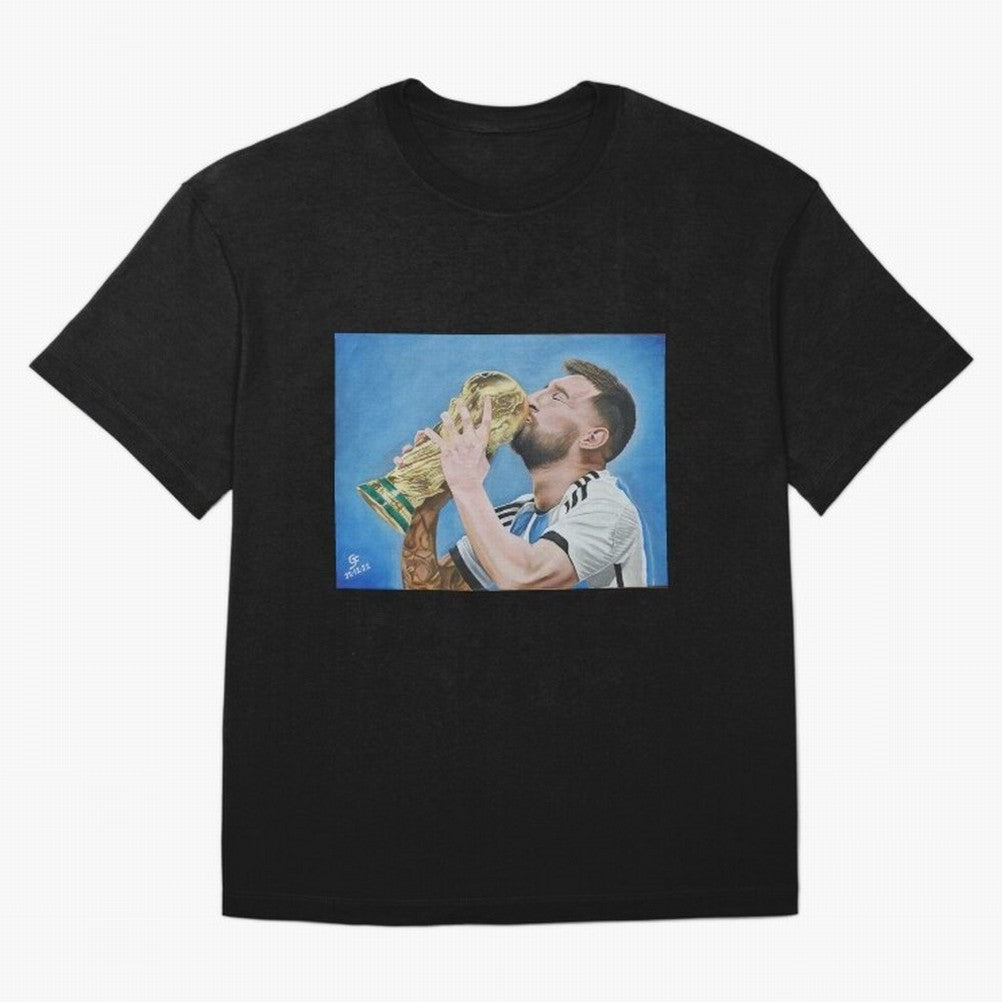 Lionel Messi Oversized T-Shirt Celebrate Global Football Passion for FIFA World Cup 2026 USA Canada Mexico, Connected to Messi, England, France and Netherlands, Fan Favorite Moments, National Team Passion, Big Match Drama and Soccer History;