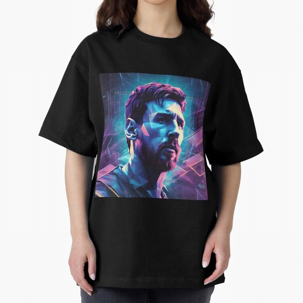 Lionel Messi is going to MLS club Inter Miami Oversized T-Shirt Share the Excitement of FIFA World Cup 2026 Group Stage for Fans of Haaland and Mbappe and Spain and Netherlands, Bringing Fan Favorite Moments, National Team Passion, Big Match Drama