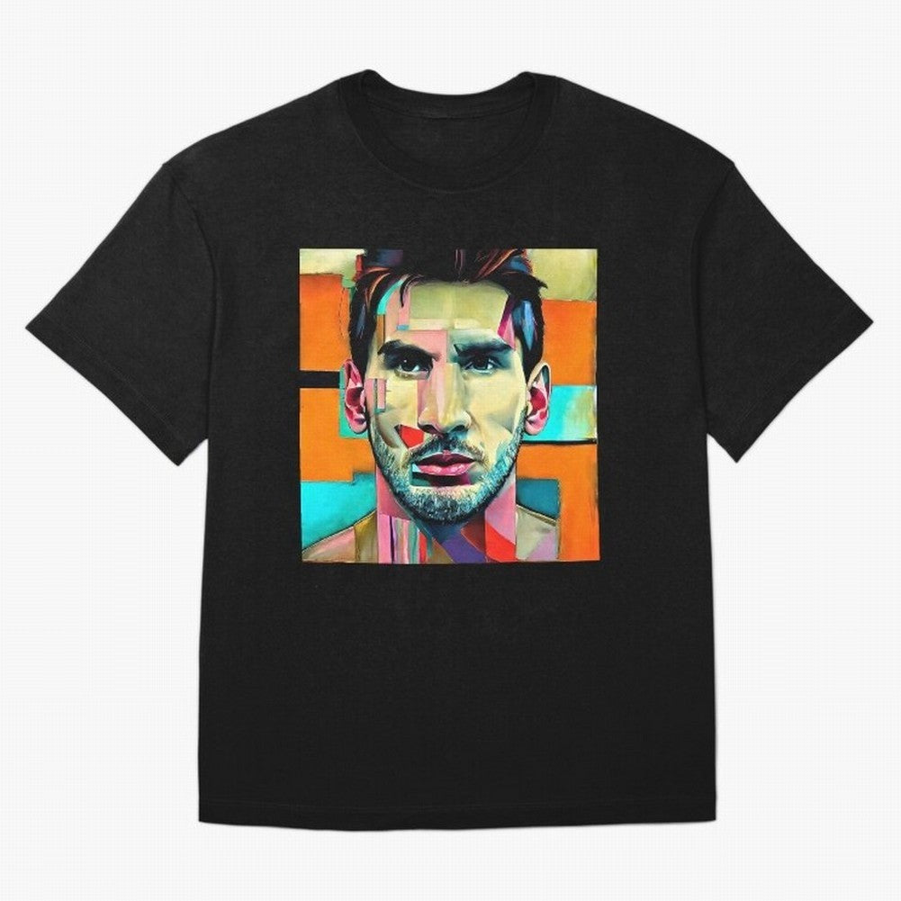 Messi on modern art Classic T-Shirt Keep Football History Alive during FIFA World Cup 2026 Group Stage Spirit, Connected to England and Germany, CR7 and Messi, Football Festival Excitement, Trophy Ambitions, Country Rivalries and Star Player Buzz;