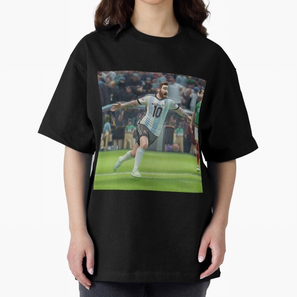 Lionel Messi caricature Classic T-Shirt Turn Football Passion into Global Football Passion for FIFA World Cup 2026, Featuring Neymar, Haaland and Cristiano Ronaldo, England, France and Netherlands, Stadium Chants, National Pride, Trophy Dreams and