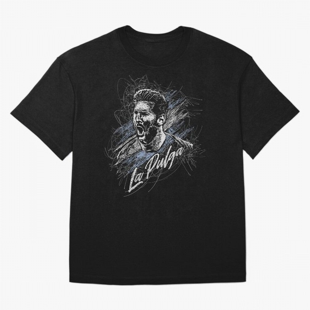 Lionel Messi La Pulga Classic T-Shirt Relive FIFA World Cup 2026 USA Canada Mexico with CR7, Brazil, Portugal and Argentina Energy, Supporter Pride, Iconic Celebrations, Legendary Names and Global Match Day Energy; Ideal for Passionate Fans Who