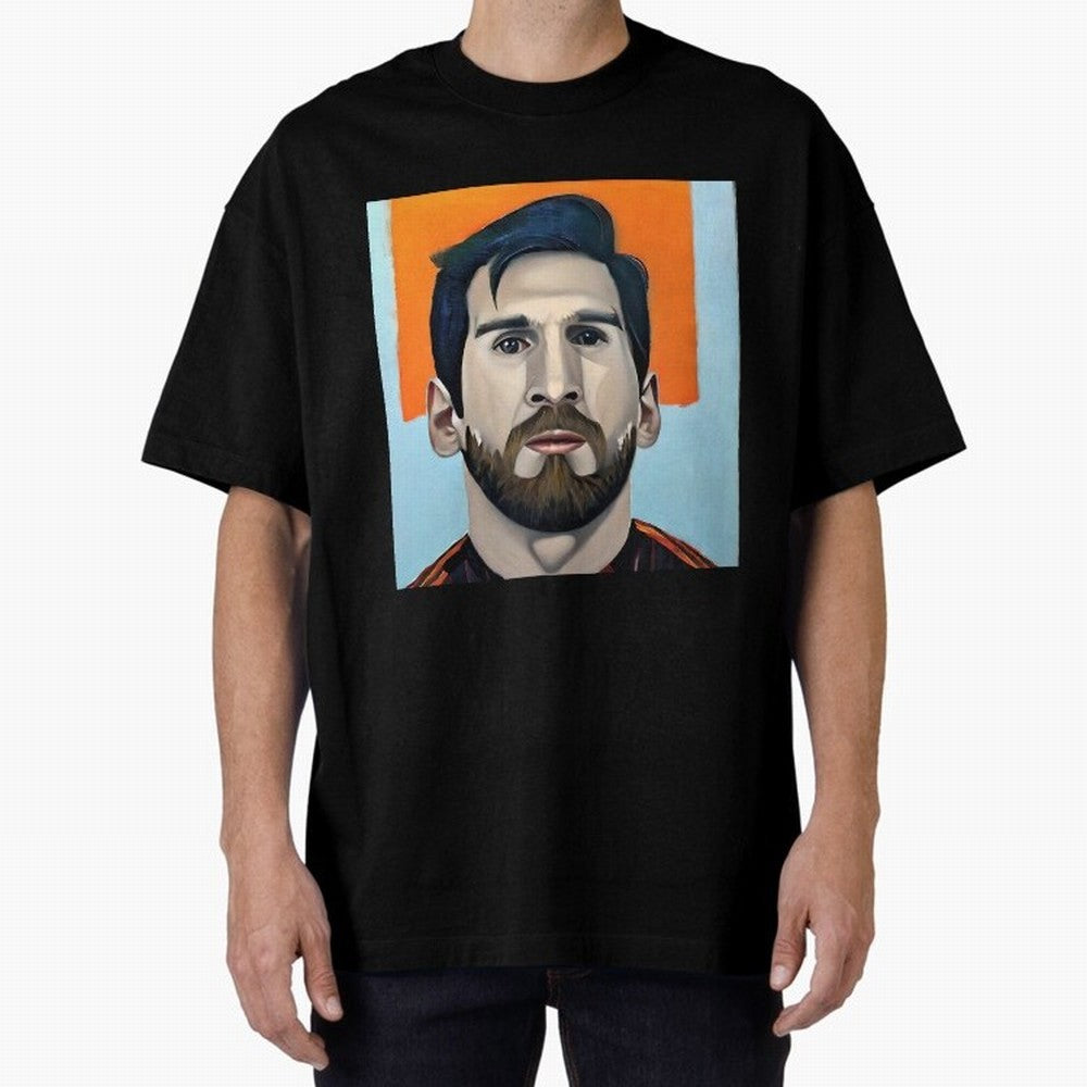 portrait of Messi with beard Classic T-Shirt Follow the Road to FIFA World Cup 2026 Group Stage Spirit, Built around France, Messi, Neymar and Mbappe, Championship Spirit, Famous Goals, Roaring Crowds and International Football Unity; Ideal for