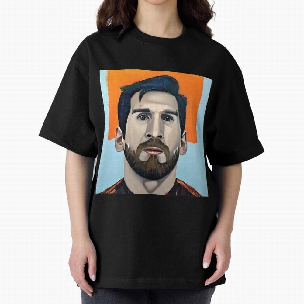 portrait of Messi with beard Classic T-Shirt Follow the Road to FIFA World Cup 2026 Group Stage Spirit, Built around France, Messi, Neymar and Mbappe, Championship Spirit, Famous Goals, Roaring Crowds and International Football Unity; Ideal for
