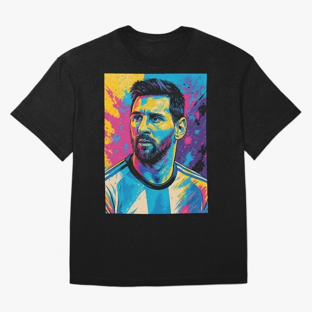 MiaMessi Premium Classic T-Shirt Bring Home FIFA World Cup 2026 for Fans of Messi and Portugal, Bringing Worldwide Fan Energy, Dramatic Goals, Stadium Lights and Championship Celebrations; Ideal for Football Dads, Football Moms, Friends, Collectors