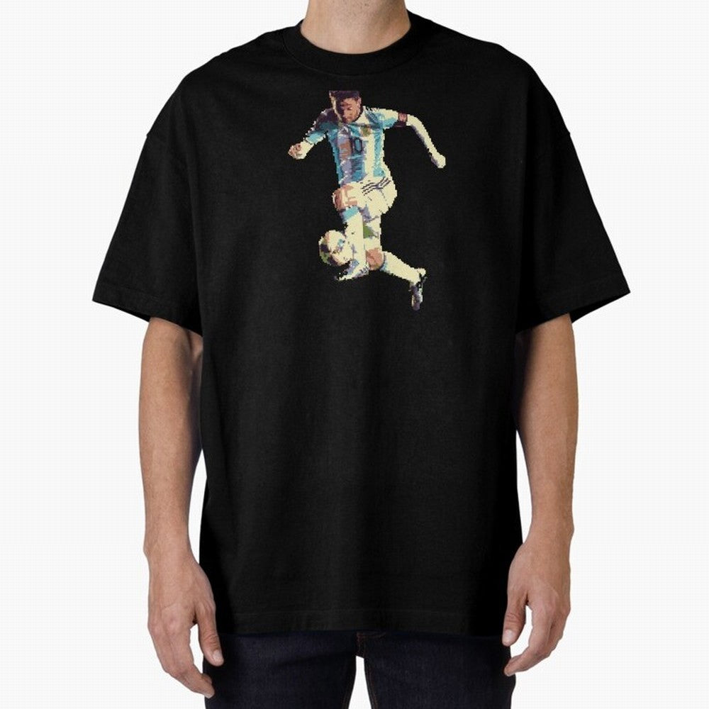 Lionel Messi Oversized T-Shirt Mark FIFA World Cup 2026 USA Canada Mexico Spirit, Driven by Argentina, Messi, Neymar and Mbappe, Game Day Rituals, Football Legends, Country Pride and the Road to the Final; Perfect for People Who Love Argentina,