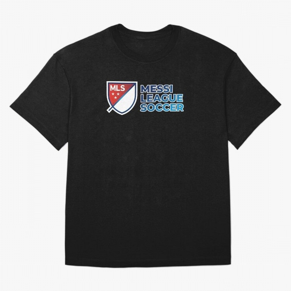 MLS Messi League Soccer Oversized T-Shirt Celebrate Supporters United by FIFA World Cup 2026 for Fans of Neymar, Haaland and Cristiano Ronaldo and Argentina, Bringing Football History, Final Match Energy, Crowd Noise and Once in a Lifetime Moments;