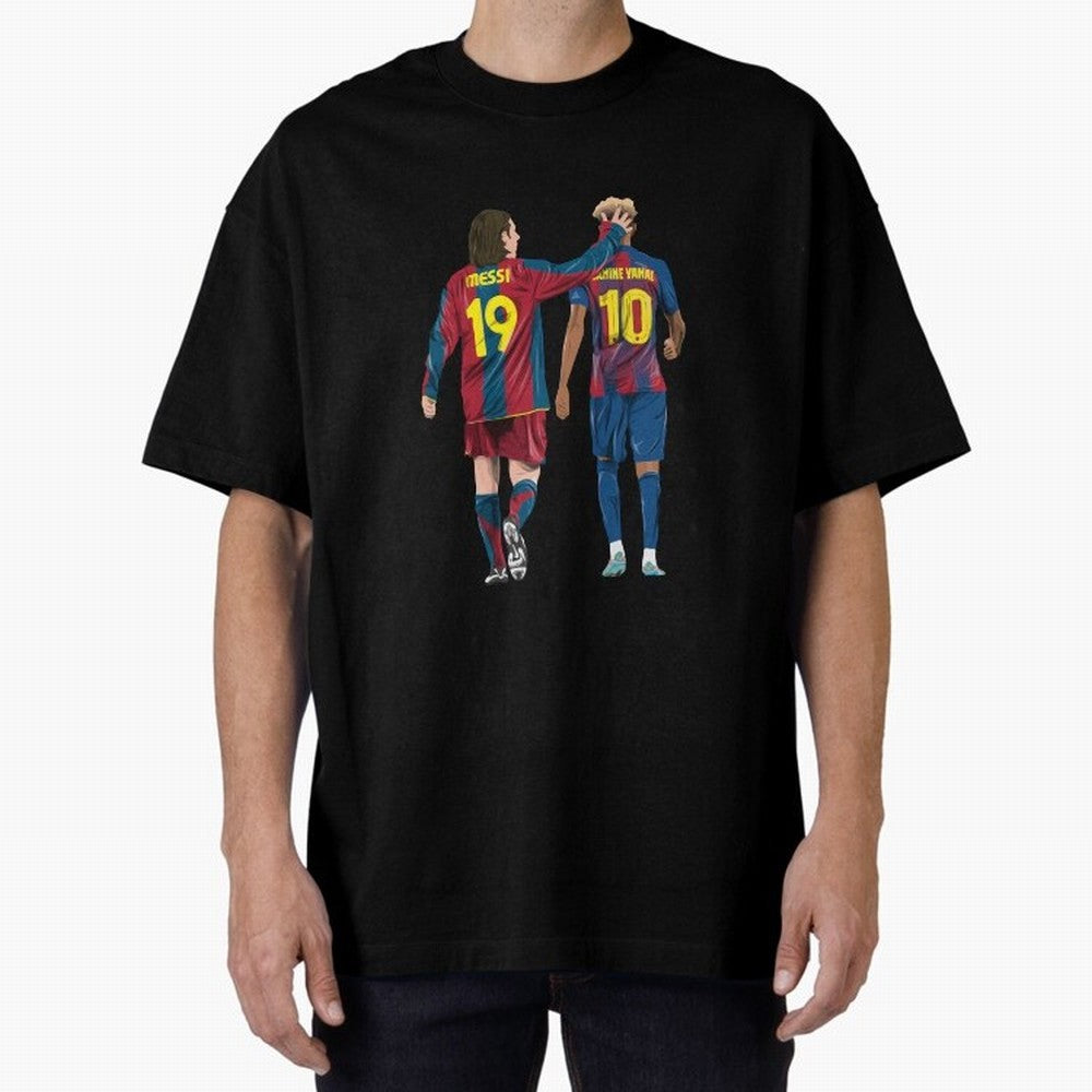 Lionel Messi and Friend Oversized T-Shirt Honor Champions and Dreams in FIFA World Cup 2026 Centered on Neymar, Haaland and Cristiano Ronaldo, England and Germany Energy, Worldwide Fan Energy, Dramatic Goals, Stadium Lights and Championship