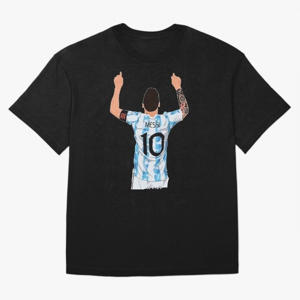 Lionel Messi Oversized T-Shirt Bring Stadium Energy to Match Day Hype around FIFA World Cup 2026, Mbappe, Portugal, Worldwide Fan Energy, Dramatic Goals, Stadium Lights and Championship Celebrations; Ideal for Passionate Fans Who Love Underdog