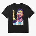 Messi wpap pop art Classic T-Shirt Support Your Favorite Stars during FIFA World Cup 2026 USA Canada Mexico for Fans of Mbappe and Neymar and Spain, Bringing Football History, Final Match Energy, Crowd Noise and Once in a Lifetime Moments; Made for