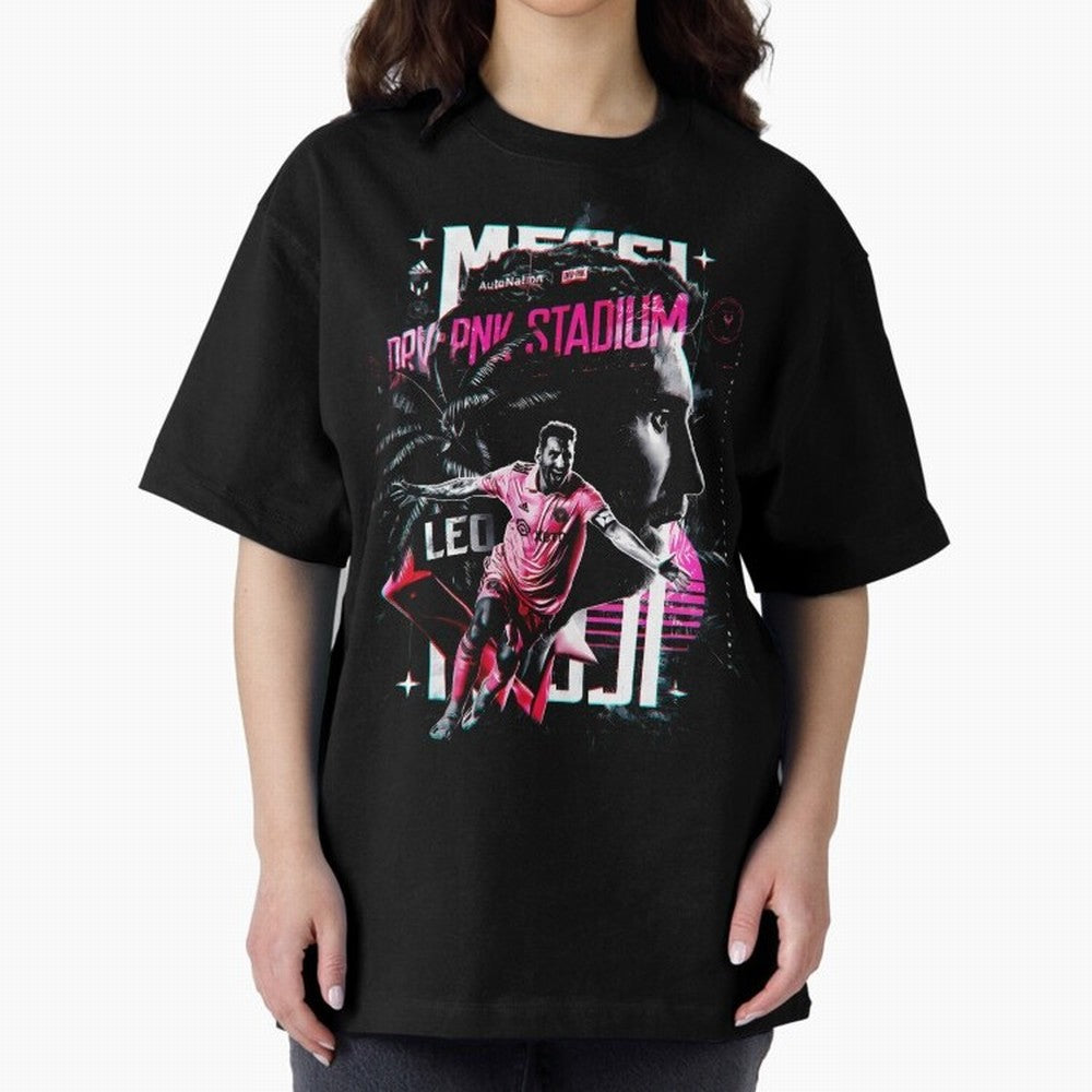 The King Leo Messi Legend Oversized T-Shirt Honor the Beautiful Game during FIFA World Cup 2026 for Fans of Neymar and Brazil, Bringing Soccer Culture, Superstar Moments, National Team Dreams and Competitive Fire; Made for Collectors Who Enjoy