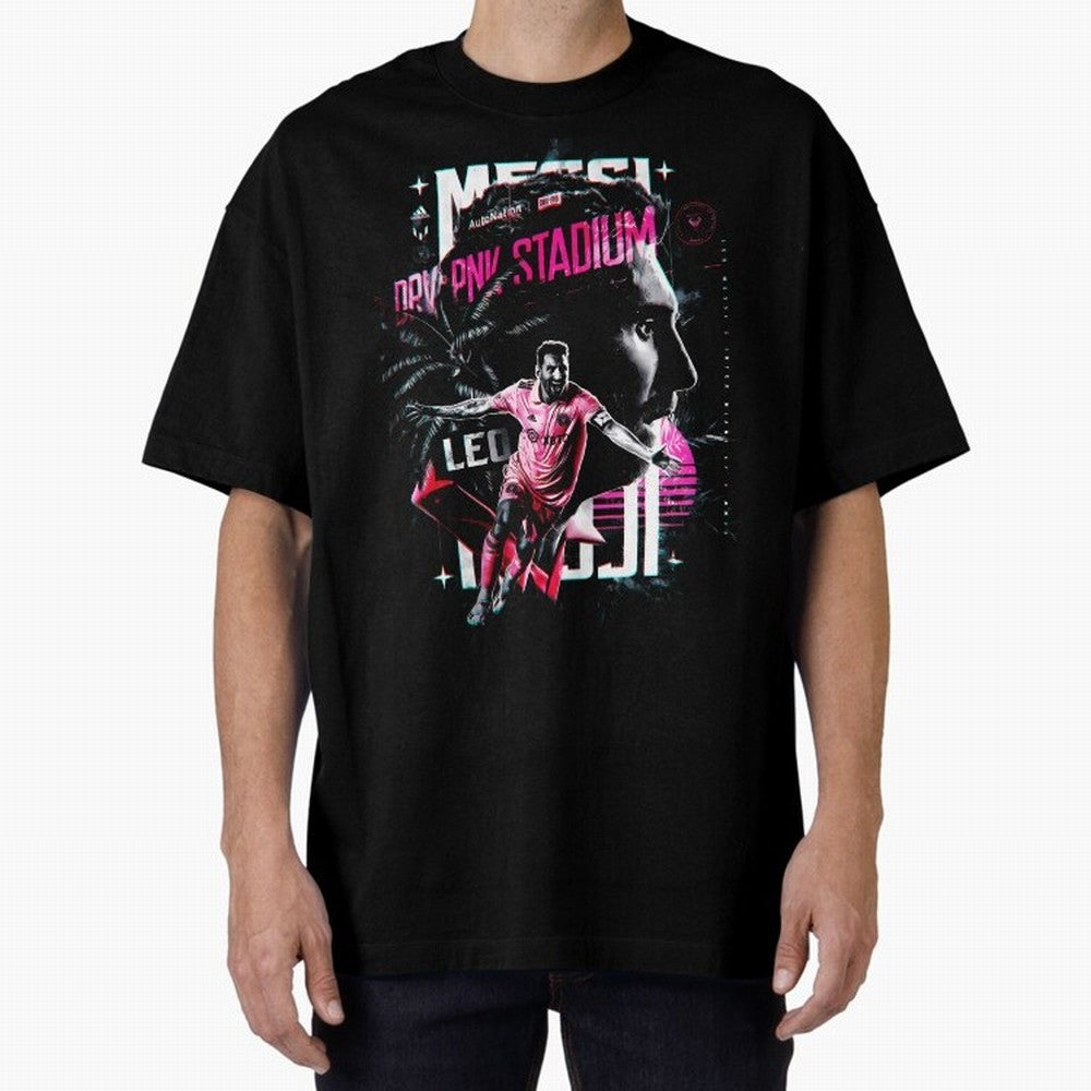 The King Leo Messi Legend Oversized T-Shirt Honor the Beautiful Game during FIFA World Cup 2026 for Fans of Neymar and Brazil, Bringing Soccer Culture, Superstar Moments, National Team Dreams and Competitive Fire; Made for Collectors Who Enjoy