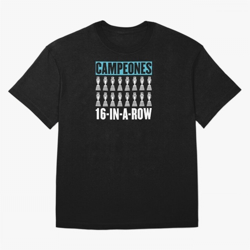 CHAMPIONS 16-IN-A-ROW Classic T-Shirt Honor Champions and Dreams in the FIFA World Cup 2026 USA Canada Mexico Journey through Neymar, Haaland and Cristiano Ronaldo Highlights, England, France and Netherlands Pride, Goal Celebration Energy,
