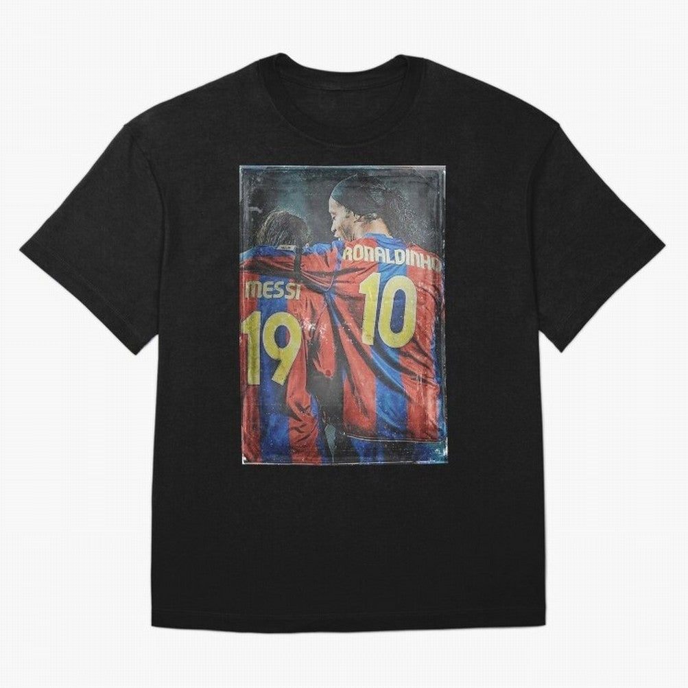 Messi and Ronaldinho Oversized T-Shirt Feel the Heartbeat of FIFA World Cup 2026 Group Stage Spirit, Driven by Portugal, Neymar, Global Supporter Spirit, Legendary Goals, National Colors and Tournament Celebration; Made for Die Hard Supporters,