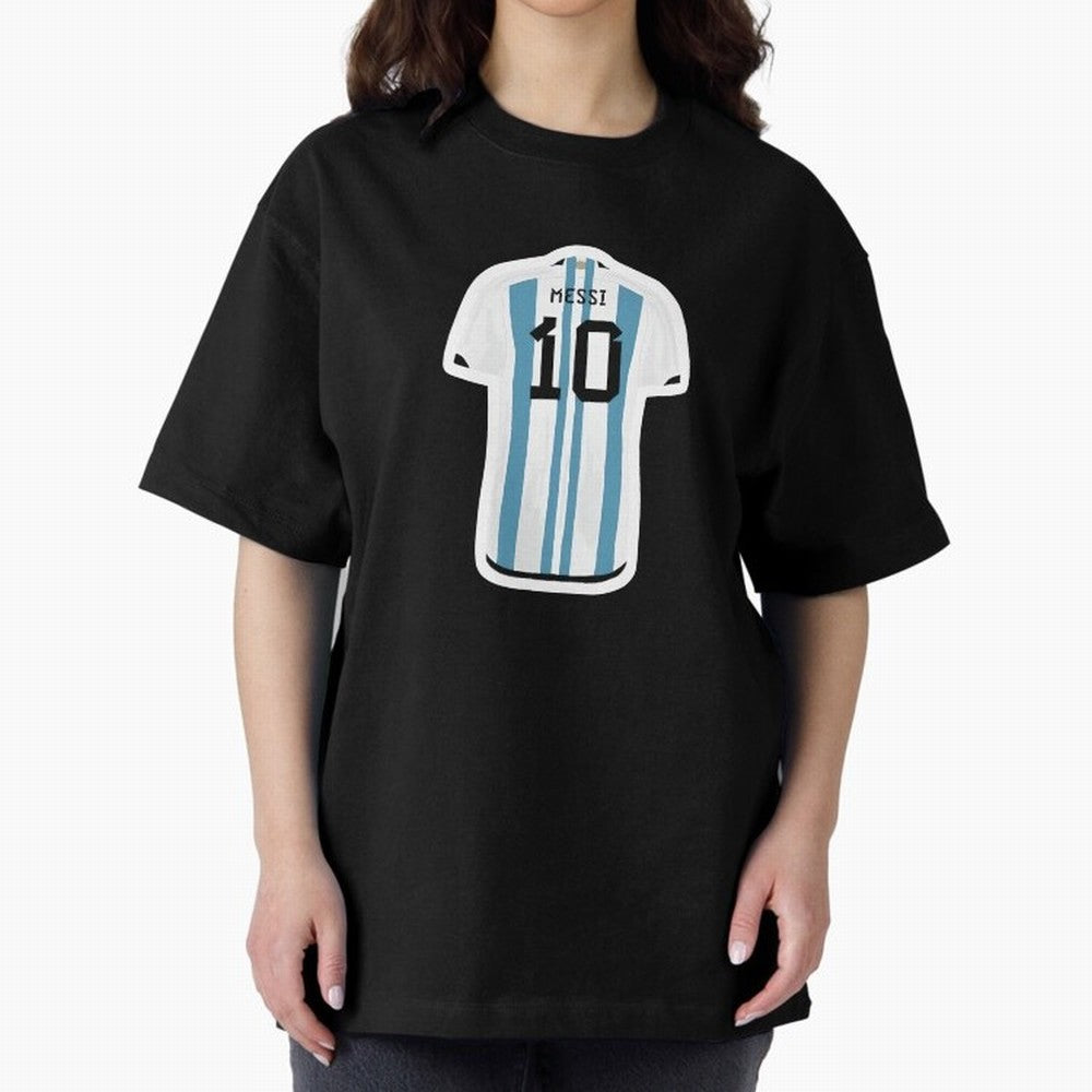 Messi Jersey Oversized T-Shirt Stand with FIFA World Cup 2026 USA Canada Mexico Capturing Mbappe, England and Germany Energy, Soccer Culture, Superstar Moments, National Team Dreams and Competitive Fire; Perfect for Supporters Who Want Bold