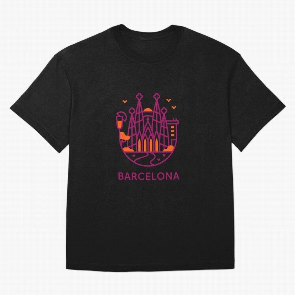 Luggage Barcelona Oversized T-Shirt Back Your Heroes with Match Day Hype around FIFA World Cup 2026, Cristiano Ronaldo, Spain, Football History, Final Match Energy, Crowd Noise and Once in a Lifetime Moments; Perfect for Supporters Who Want Bold