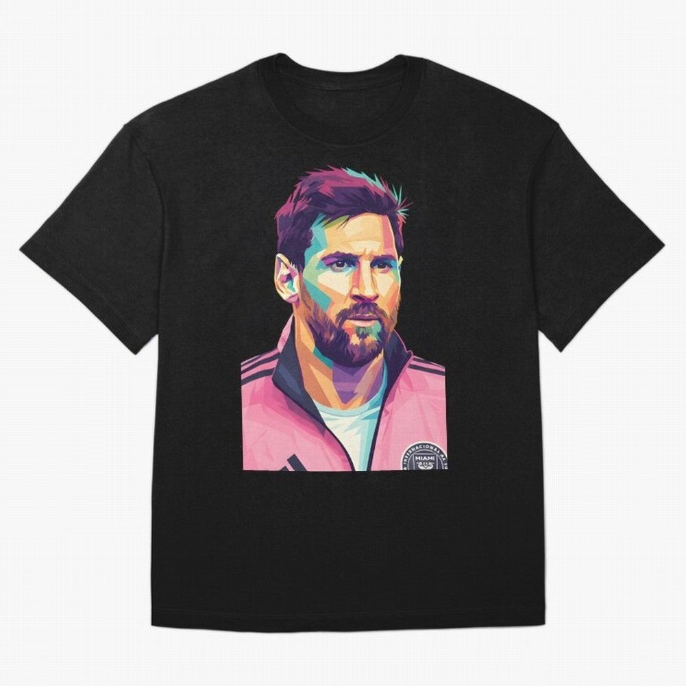 Messi wpap pop art Classic T-Shirt Show Up for the Glory of FIFA World Cup 2026 Group Stage Highlighting CR7 and Messi, Argentina and Brazil Energy, Match Day Excitement, Supporter Culture, Golden Goals and Global Football Passion; Ideal for Fans