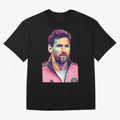 Messi wpap pop art Classic T-Shirt Show Up for the Glory of FIFA World Cup 2026 Group Stage Highlighting CR7 and Messi, Argentina and Brazil Energy, Match Day Excitement, Supporter Culture, Golden Goals and Global Football Passion; Ideal for Fans