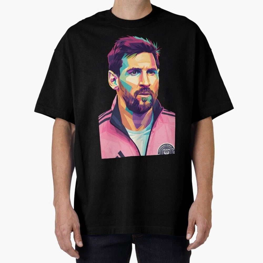 Messi wpap pop art Classic T-Shirt Show Up for the Glory of FIFA World Cup 2026 Group Stage Highlighting CR7 and Messi, Argentina and Brazil Energy, Match Day Excitement, Supporter Culture, Golden Goals and Global Football Passion; Ideal for Fans
