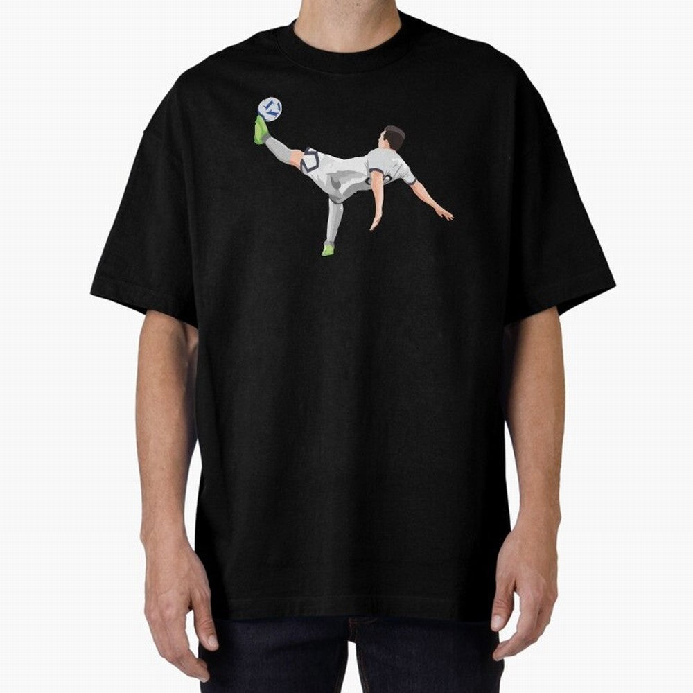 Messi Bicycle Kick Oversized T-Shirt Make Your Look Match FIFA World Cup 2026 Group Stage Inspired by Mbappe and Neymar, Argentina and Brazil Energy, Soccer Culture, Superstar Moments, National Team Dreams and Competitive Fire; Made for Die Hard