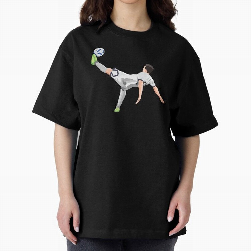 Messi Bicycle Kick Oversized T-Shirt Make Your Look Match FIFA World Cup 2026 Group Stage Inspired by Mbappe and Neymar, Argentina and Brazil Energy, Soccer Culture, Superstar Moments, National Team Dreams and Competitive Fire; Made for Die Hard