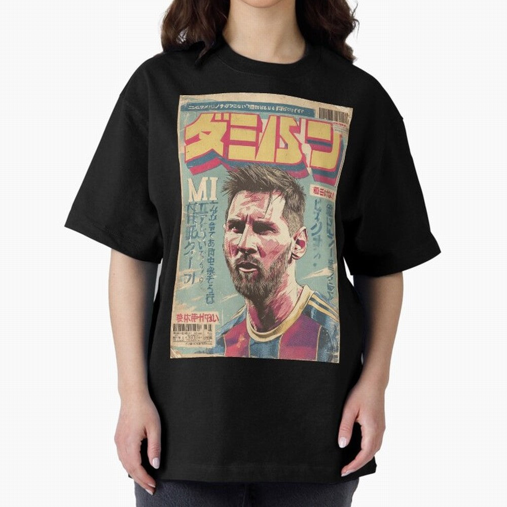 Messi the Goat Japanese Vintage Poster Classic T-Shirt Support Your Favorite Stars during Match Day Hype around FIFA World Cup 2026, Messi, CR7 and Mbappe, Argentina, Fan Favorite Moments, National Team Passion, Big Match Drama and Soccer History;
