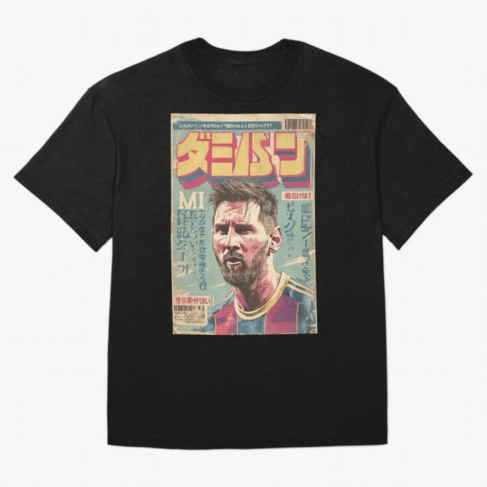 Messi the Goat Japanese Vintage Poster Classic T-Shirt Support Your Favorite Stars during Match Day Hype around FIFA World Cup 2026, Messi, CR7 and Mbappe, Argentina, Fan Favorite Moments, National Team Passion, Big Match Drama and Soccer History;